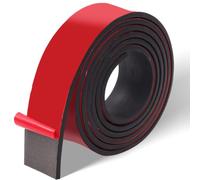 Rubber Strips,Self Adhesive Solid Rubber Seal Strip 3m(L)× 50mm(W)×2mm(T) Solid Rubber Seal Strip Neoprene Rubber Tape Roll for DIY Gaskets, Crafts, Pads,Sealing Gasket,Washers (50mm x 2mm x 3m)