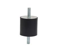 Rubber stud shock absorbers M3 M4 M5 M6 M8 Male To Male Thread Rubber Shock Absorber Crash Pad Damper Bobbin Mount Isolator(20x30 M6x18mm 1Pcs)