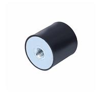 Rubber Studs Shock Isolator 8pcs M4 M5 M6 Mounts Thread Female Vibration Replaces Pad Flat Silent Block Base