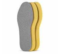 Rubber Sweat Absorbing Summer s, Grey (3 Pairs Pack), 38 | 1mm Thickness, Loafers, Suitable for Summer, Made from Latex, For Board, Athletic, Canvas, For Monk Shoes, For Canvas Shoes