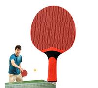 Rubber Table Tennis Paddles - Non Slip Grip, Durable Racket | Indoor and Outdoor Table Tennis Bat Paddle Set for Kids Adults Training Racquets Equipment