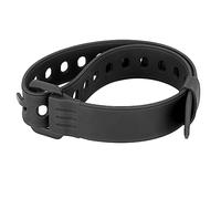 Rubber Tension Straps, 17.8 Inch Tension Straps with Buckle Quick Unbundling Industrial Straps for Skis, Bikes, Cargo, Marine, Sports(Black)