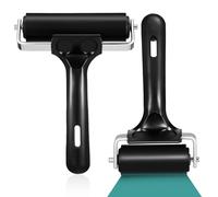 Rubber Thickened Brayer 2 Pcs Rollers for Printmaking