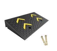 Rubber Threshold Ramp, Heavy Duty Driveway Curb Ramp, 6613 Lbs/3T Capacity Sidewalk Ramps for Cars Trucks Bikes Motorcycles Wheelchairs(9 cm/3.5 inch)