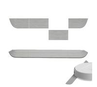 Rubber Threshold Ramps for Doorways，1.7CM High，Convenient For Sweeping Robots/Wheelchairs to Pass Through, Can Be Directly Glued To the Floor, Gray