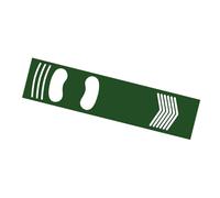 Rubber Throwing Practice Mat for Indoor Outdoor Use 135cm, Green