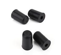 Rubber Tip, 4Pcs Black Non Slip Endpin Rubber Tip for Cello Endpin, Lightweight Endpin Protector Practical Instrument Protector for Professional Violinist or Violin Lovers
