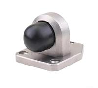Rubber Tip Door Stopper Anti-Slip Wall Protector(Short) | 304 stainless steel body, rust resistant, wall mounted, heavy duty use, bathroom bedroom hotel