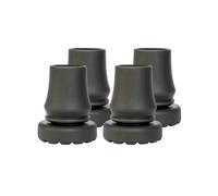 Rubber Tips for Walking Sticks 19mm 4 Pcs - Non-Slip Heavy Duty Cane Crutch Feet Ferrules - Durable Replacement Pads for Trekking Poles & Crutches