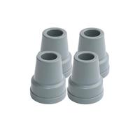 Rubber Tips for Walking Sticks and Crutches - 22mm Ferrules - Durable Non-Slip Cane Feet Caps - Replacement Pads for Canes, Poles, Zimmer Frames - Pack of 4