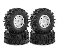 Rubber Tire 130mm 4PCS For SCX10 For Wraith RR10 1/8 1/10 RC Rc Parts