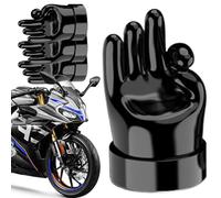 Rubber Tire Valve Caps, Valve Caps Tire Middle Finger Stem Caps, Seal Air Caps Funny Rubber Tire Caps for Car & Motorcycle