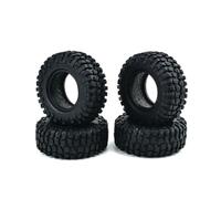 Rubber Tires Wheel Rock Tyre Mud Grapplers Tyre 4PCS Model Car Accessories Of 1/24 Off-road Crawler SCX24 90081