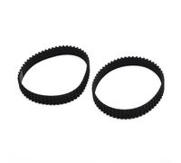 Rubber Toothed Planer Drive Belt X40515 Replacement Parts Compatible with KW713 BD713 Power Tool Accessories Floor Head Brushbar Carpet Cleaning Belt Black 2 Pack