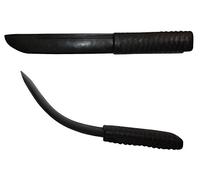 Rubber Training Knife training rubber knife Martial Arts Black