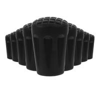 Rubber Trekking Pole Tip Protectors 10pcs for Hiking Canes