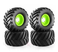 Rubber Truck Tires 133mm 4Pcs 12mm Hex For Traxxas For HIMOTO 1/10 RC Car | RC Car Replacement Parts, high-grip monster truck tires deliver stable rolling consistent traction Modification