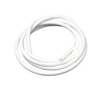 Rubber Tube 1 Meter ID 1 2 3 4 5 6 7 8 9 10 Mm Silicone Tube Flexible Rubber Hose Soft Drink Pipe Water Connector(White,ID 4mm OD 8mm)