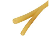 Rubber Tubing 1/3/5M Nature Latex Rubber Hoses ID 1.6~18mm High Resilient Yellow(1 Meter,ID 5mm x OD 10mm)