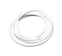 Rubber Tubing 1 Meter ID 2 3 4 5 6 7 8 9 10 Mm Silicone Tube Flexible Rubber Hose Soft Drink Pipe Water Connector(White,ID 2mm OD 3mm)