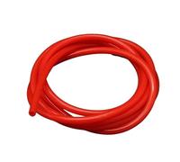 Rubber Tubing 1 Meter Silicone Tube Flexible Rubber Hose Soft Drink Pipe Water Connector ID 2 3 4 5 6 7 8 9 10 12mm(Red,ID 8mm OD 10mm)