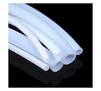 Rubber Tubing Hose,Plastic Tube Pipe,1 Meter 1mm 2mm 3mm 4mm 5mm 6mm 7mm 8mm 9mm 10mm 11mm 12mm 13mm 14mm 15mm 16mm 18mm ID White PTFE Flexible Soft Hose Tube Pipe, 1pcs(2x4mm)
