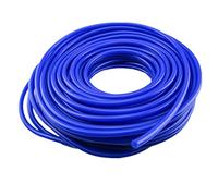 Rubber Tubing Hose,Plastic Tubing,1 Meter Blue Rubber Hose,2mm 300cmm 4mm 5mm 6mm 8mm 10mm 12mm 14mm 16mm ID Flexible Soft Silicone Tube Pipe for Aquarium Air Pump,1pcs(6x11mm)