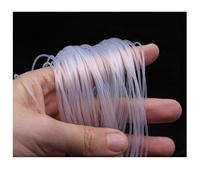 Rubber Tubing Hose,Plastic Tubing,1M/5M Transparent Flexible Silicone Tubing ID 0.5 1 2 2.5 3 4 5 6 7 8 Mm Food Grade Tube Pipe Temperature Resistance Nontoxic,1pcs(Id 2.5mm Od 4mm,1 Meter)