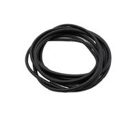 Rubber Tubing Latex Rubber Hoses 1.6 2 3 4 5 7 9 10 12 14 17mm High Resilient Elastic Soft(Black,3 Meters_ID 2MM X 4MM OD)