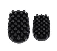 Rubber Twist Curl Brush Large and Small Size Washable Non Absorbent Soft Rubber Hair Styling Tool for Curly Textured African Hair 2PCS Set