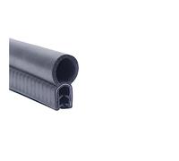 Rubber u Channel,3.28FT Black Car Door Rubber Seal Strip with Top Bubble,Height x Width,32mm x 18mm(30mm x 10mm)