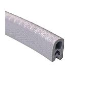 Rubber u Channel,Strip 3.28Ft with Metal Fit Gap Strong But Flexible for Trucks Door and Home Applications(Grey,10mm x 7mm)