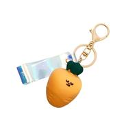 Rubber Vegetable Keychain Farm Theme Carrot Mushroom Onion Garlic Shape Pendant Ornament Hanging Decoration Vegetable Rubber Keychain Charm Carrot Onion Phone Charm, フリーサイズ