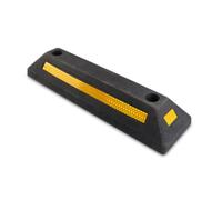 Rubber Vehicle Floor Stopper, Non-Slip Parking Stopper, 6 Tonne Load Capacity, Pressure Resistant and Weather-Resistant, Safe Rubber Car Stop, For Parking Lots, Underground Garages and Storage Areas