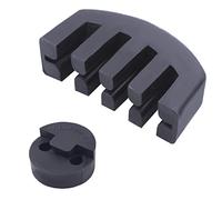Rubber Violin Practice Mute, Claw Style & Round Tourte Style Mute for Violin, Practice Silencer Viola Violin Mute