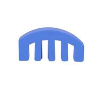 Rubber Violin Practice Mute Set, Violin Mute Rubber 5-Prong Multicolor 5.5x2.7x1.4cm(Blue)