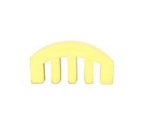Rubber Violin Practice Mute Set, Violin Mute Rubber 5-Prong Multicolor 5.5x2.7x1.4cm(Yellow)