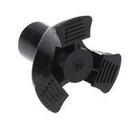 Rubber Walking Stick Tips 3 Pcs Walking Stick End Tripod Cane Tip Non-Slip Self Standing Hiking Rubber 19mm / 22mm Crutch Tips Bottom Crutches Accessories(1x 19mm)