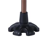 Rubber Walking Stick Tips 4pcs Crutch Tips 6 Support Cane Tips Portable Universal Replacement Walking Cane Tip 3/4 Inch Self-Standing Rubber Foot
