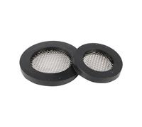 Rubber washers Filter Hose Seal, 10 Pcs Black Rubber Gaskets with 60 Mesh Filter for 1/2 and 3/4 Inch Faucet Hose(3I4 inch)