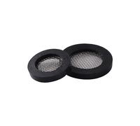 Rubber washers Filter Hose Seal, 10 Pcs Rubber Gasket with Filter 40/60 Mesh for Hose Pipe Faucet 1/2" 3/4" Black(24mm)