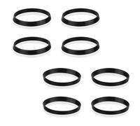 Rubber Washers for Plumbing - TRACOMPAN 8PCs 40mm Sink Plug Rubber Seal Cone O-Ring Silicone Washer for Sink, Kitchen & Bathroom Pipe Leak Repair | for 1 1/2 Inch Odour Trap Siphon Sink Home Garden