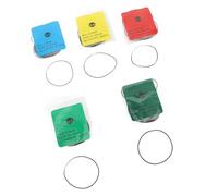 Rubber Watch Gaskets Set, 90pcs Watch Back O Rings Watc Back Cover Seals, Water Resistant Rings Replacement Kit for Watchmakers, Premium Material for Long Lasting Use