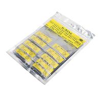 Rubber Watch Gaskets Set for Watch Back Cover Sealing, 950pcs Black O Ring Assortment for Repairers and Workers (#2)