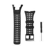 Rubber Watch Replacement Band Strap For Suunto Ambit 3 Peak / Ambit 2 Black