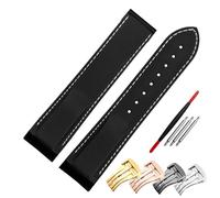 Rubber Watch Strap 20mm 22mm Silicone Watchband Suitable for Omega Watch Band Folding Clasp Curved End Wristwatches Belt