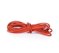 Rubber Weather Seal Strip, 5M Red Solid Silicone Seal Strips O Ring Cord High Temperature Waterproof Round Rod