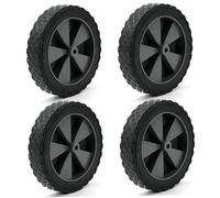Rubber Wheel|4-Pack Folding Wagon Replacement Wheels - 5 Inch Hand Truck Tires Fit for Most Camping Carts & Utility Wagons