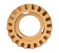 Rubber Wheel Decal Remover 4in for Cleaning Vinyl Stripe Tape Graphics from Painted Surfaces Without Scratching Acrylic Enamel or Urethane