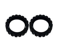 Rubber Wheel Leather Ring，Compatible for Ecovacs，N8 Pro T8 Power AIVI Max T9 Vacuum Cleaner Accessories, Tire Leather(2pcs)